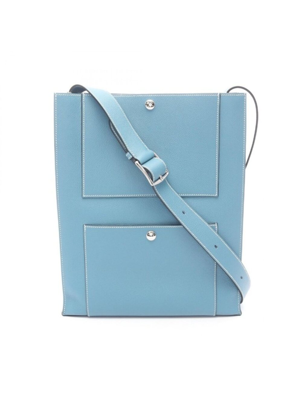 Hermes Shoulder Bag Kabash New Brewing Jean Leather